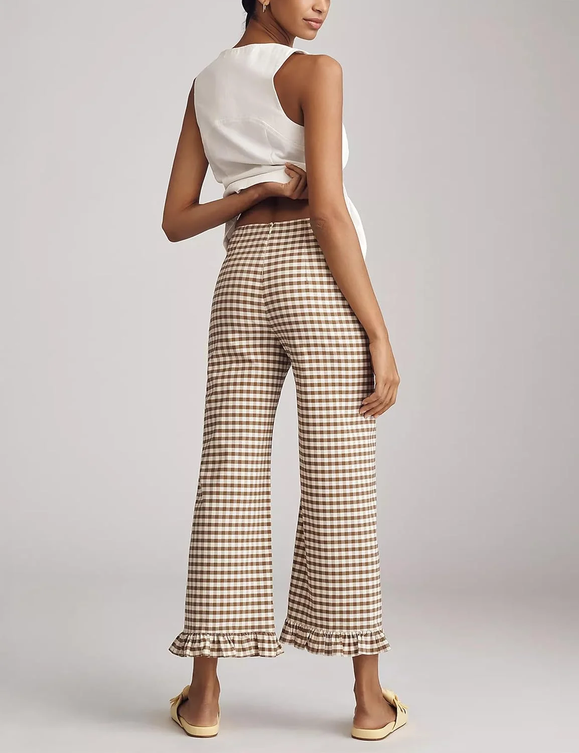 ACCPUR شلوار زنانه Ycyplaidpants240424 کلاسیک ACCPUR شلوار زنانه Ycyplaidpants240424 کلاسیک