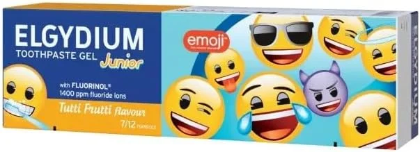 ژل خمیر دندان کودک الگیدیوم مناسب 7 تا 12 سال با طعم توتی فروتی 50 میلی لیتر