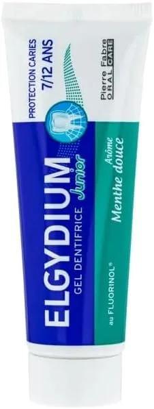 ژل خمیر دندان محافظت از پوسیدگی دندان کودک الجیدیوم مناسب 7 تا 12 سال طعم نعناع 50 میلی لیتر