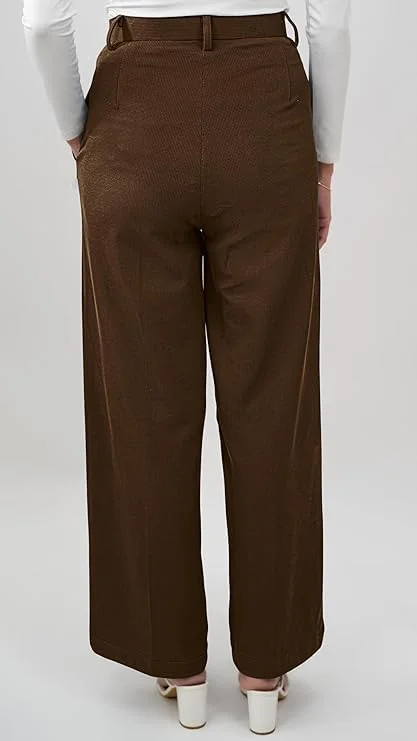 شلوار زنانه کمر بلند اکسسورایز کینگدام | شلوار مینی وافل | شلوار کره ای | شلوار کمر بلند | (امارات/عربستان سعودی، آلفا، S، معمولی، معمولی، قهوه ای تیره) شلوار زنانه کمر بلند اکسسورایز کینگدام | شلوار مینی وافل | شلوار کره ای | شلوار کمر بلند | (امارات/عربستان سعودی، آلفا، S، معمولی، معمولی، قهوه ای تیره)