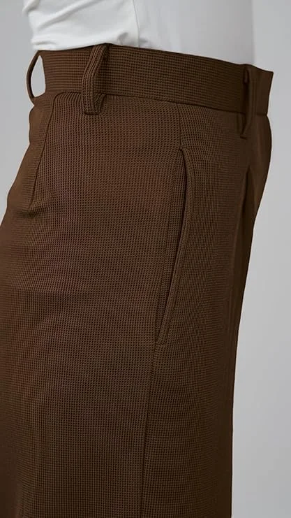 شلوار زنانه کمر بلند اکسسورایز کینگدام | شلوار مینی وافل | شلوار کره ای | شلوار کمر بلند | (امارات/عربستان سعودی، آلفا، S، معمولی، معمولی، قهوه ای تیره) شلوار زنانه کمر بلند اکسسورایز کینگدام | شلوار مینی وافل | شلوار کره ای | شلوار کمر بلند | (امارات/عربستان سعودی، آلفا، S، معمولی، معمولی، قهوه ای تیره)