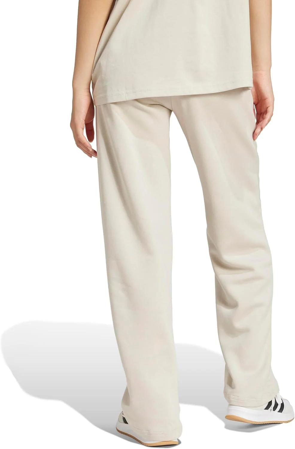 شلوار جاگر زنانه آدیداس Essentials با لوگوی کوچک و مدل دمپا باز