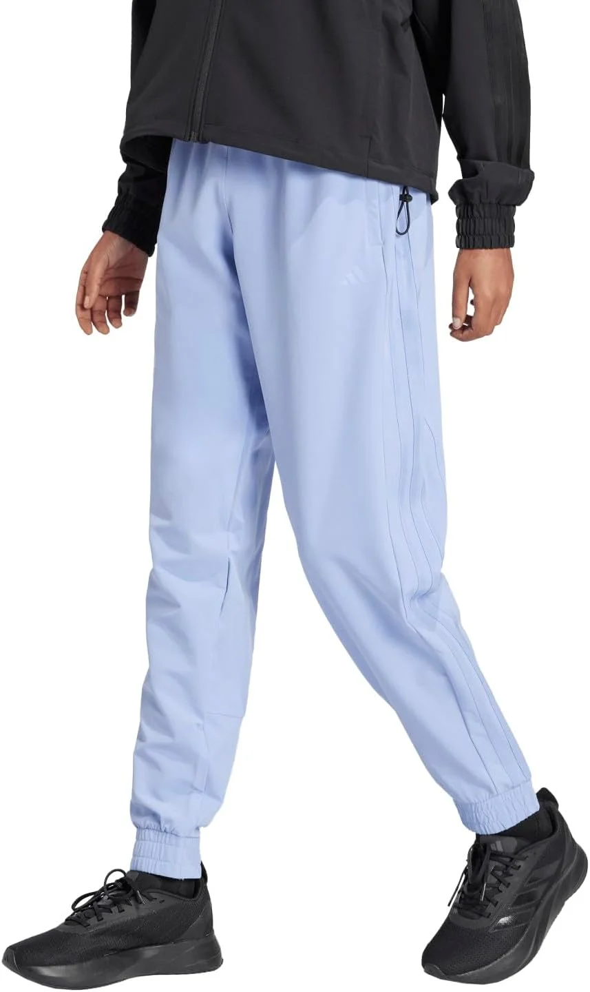 شلوار جاگر زنانه آدیداس Pacer All Gym 3-Stripes با فاق متوسط آبی، سایز M شلوار جاگر زنانه آدیداس Pacer All Gym 3-Stripes با فاق متوسط آبی، سایز M