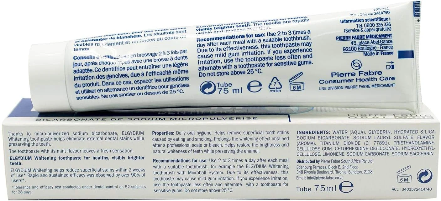 الجی دیوم (بسته 1 عددی) - خمیر دندان سفید کننده 75 میلی لیتر