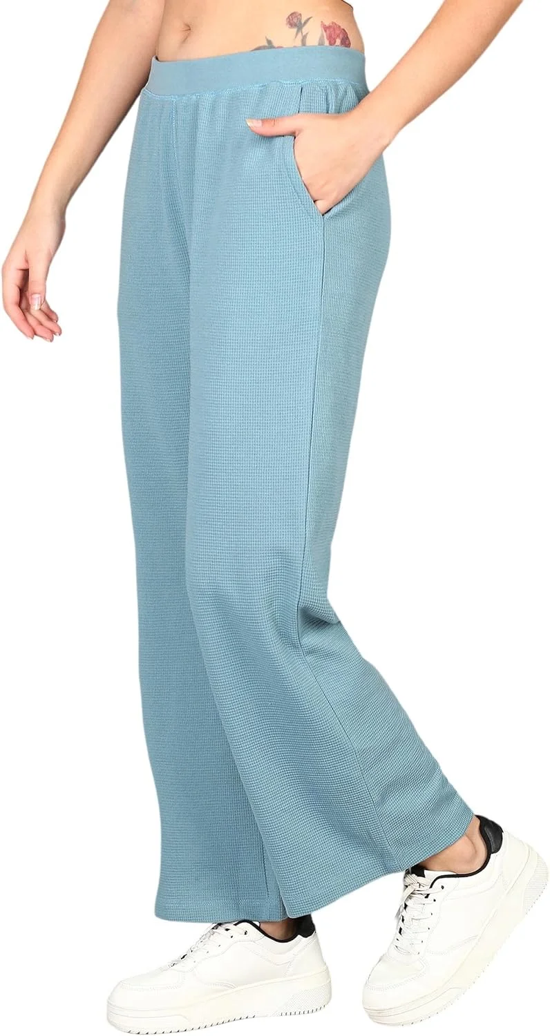 شلوار راسته زنانه آلن جونز، فاق متوسط، طرح وافل کشی شلوار راسته زنانه آلن جونز، فاق متوسط، طرح وافل کشی