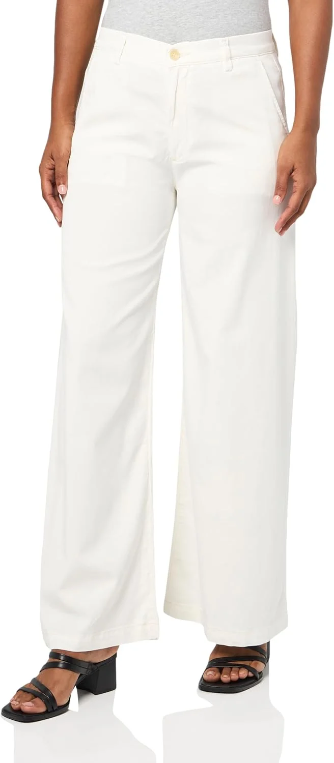 شلوار جین زنانه ای جی آدریانو گلدشمید مدل Caden با فاق بلند و پاچه گشاد، رنگ پودری شلوار جین زنانه ای جی آدریانو گلدشمید مدل Caden با فاق بلند و پاچه گشاد، رنگ پودری