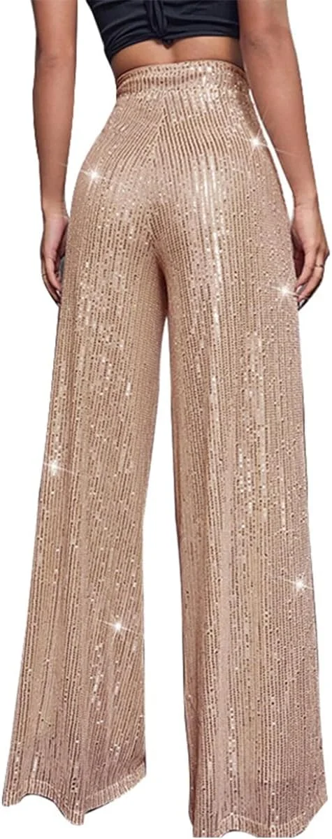 شلوار بلند زنانه آیلیدیا با پولک های براق، مناسب مهمانی و کلاب، شلوار کژوال کشی شلوار بلند زنانه آیلیدیا با پولک های براق، مناسب مهمانی و کلاب، شلوار کژوال کشی