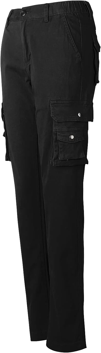 شلوار کارگو زنانه Aeslech، شلوار کار و رزمی کشی، شلوار چند جیب بادوام و اسپرت زنانه