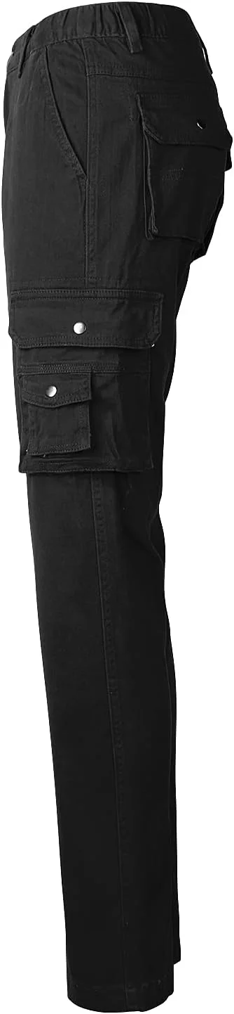شلوار کارگو زنانه Aeslech، شلوار کار و رزمی کشی، شلوار چند جیب بادوام و اسپرت زنانه