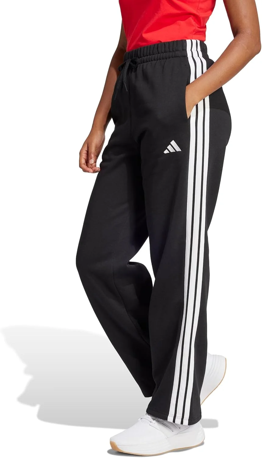 شلوار زنانه آدیداس مدل Essentials 3-Stripes Open Hem Fleece شلوار زنانه آدیداس مدل Essentials 3-Stripes Open Hem Fleece