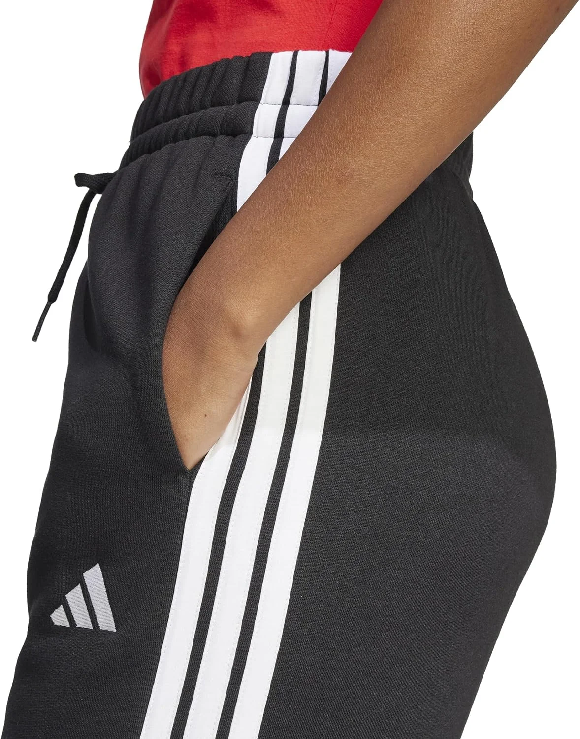 شلوار زنانه آدیداس مدل Essentials 3-Stripes Open Hem Fleece شلوار زنانه آدیداس مدل Essentials 3-Stripes Open Hem Fleece