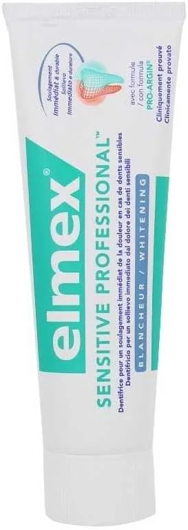 خمیر دندان سفید کننده ملایم Elmex Sensitive Professional حجم 75 میلی لیتر
