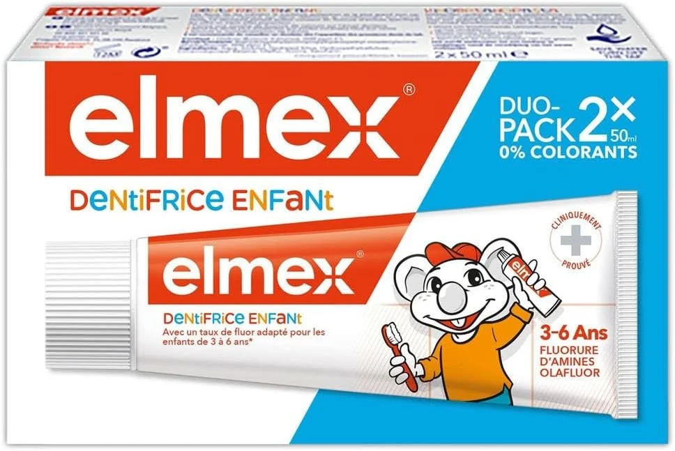 خمیر دندان کودک Elmex 2 عدد 50 میلی لیتری