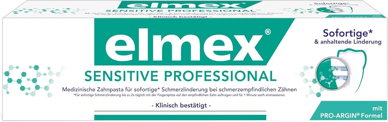 خمیر دندان حرفه ای المکس سنسیتیو با Pro-Argin، بسته 3 عددی (3 x 75 میلی لیتر) خمیر دندان حرفه ای المکس سنسیتیو با Pro-Argin، بسته 3 عددی (3 x 75 میلی لیتر)