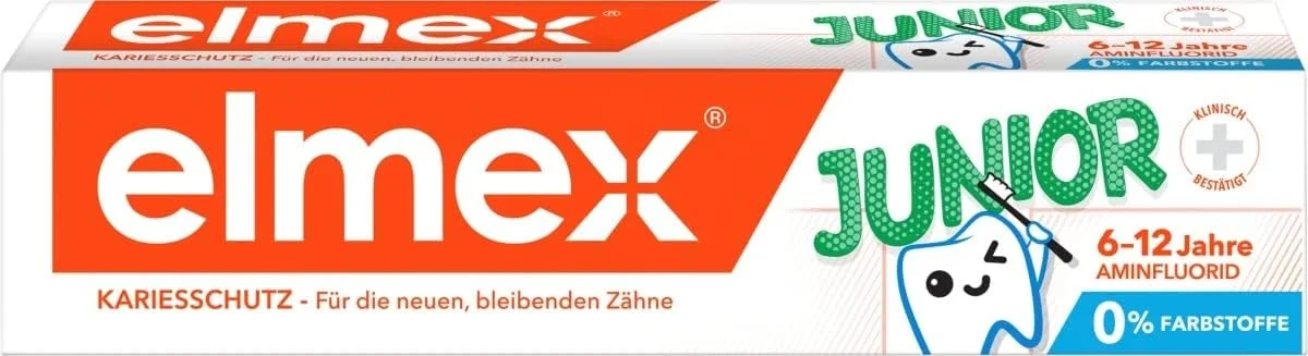 خمیر دندان کودک المکس مناسب 6 تا 12 سال 3 عدد 75 میلی لیتر