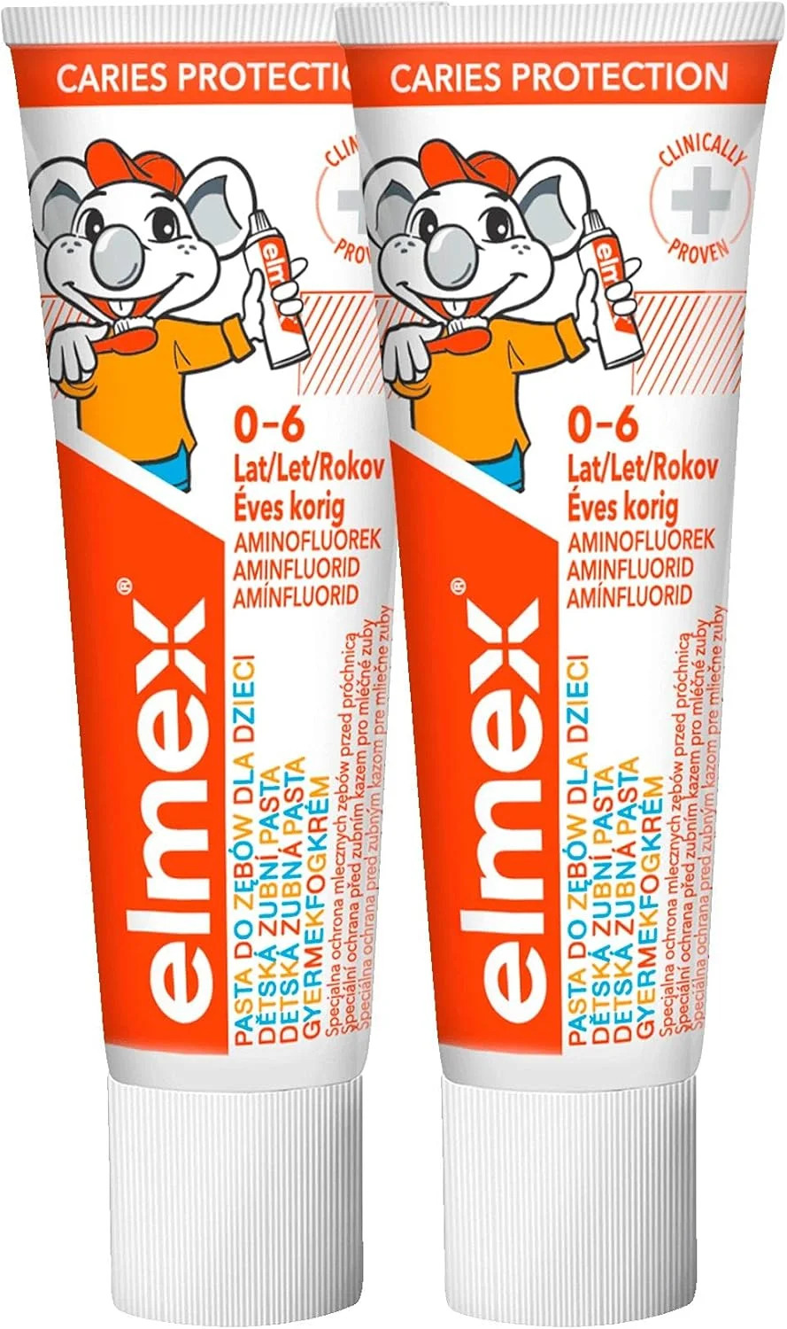 خمیر دندان کودک المکس 0-6 سال 2x50 میلی لیتر