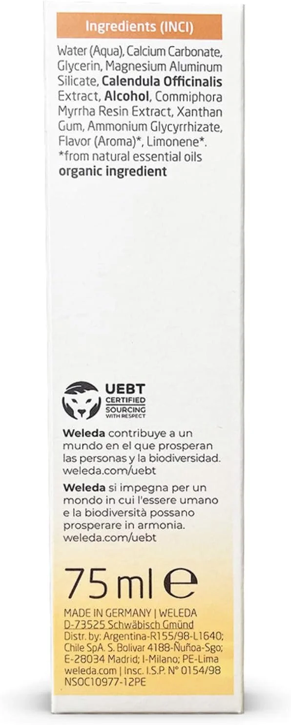 خمیر دندان کالاندولا Weleda، ۷۵ میلی لیتر