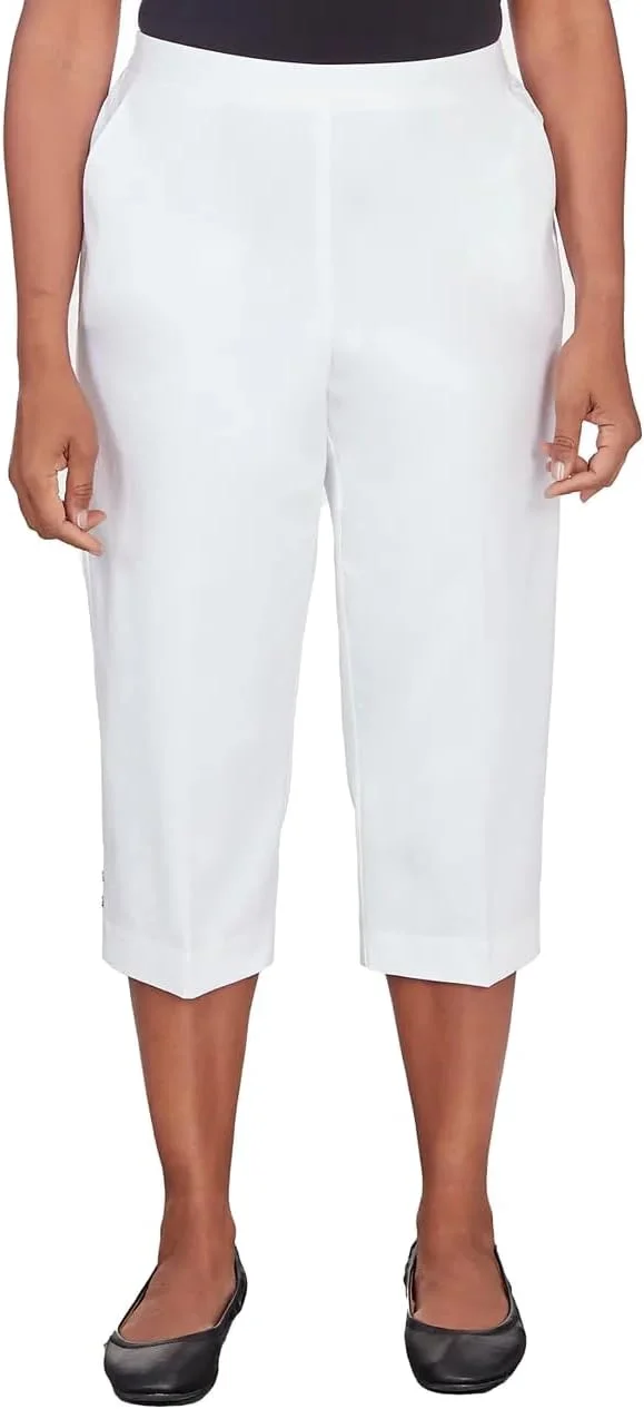 شلوار کاپری زنانه کلاسیک دکمه دار آلفرد دانر شلوار کاپری زنانه کلاسیک دکمه دار آلفرد دانر