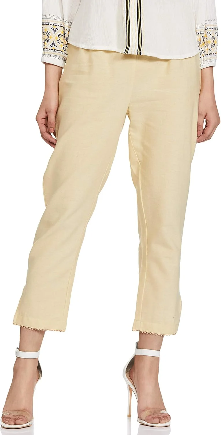 برند آمازون - شلوار کتان زنانه تاواسیا، مدل اسلیم و غیر رسمی برند آمازون - شلوار کتان زنانه تاواسیا، مدل اسلیم و غیر رسمی