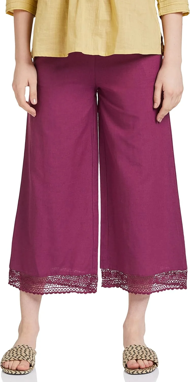 برند آمازون - شلوار پالازو نخی زنانه تاواسیا برند آمازون - شلوار پالازو نخی زنانه تاواسیا