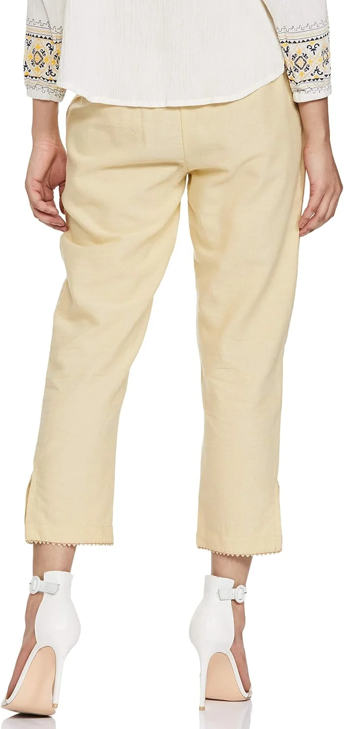 برند آمازون - شلوار کتان زنانه تاواسیا، مدل اسلیم و غیر رسمی برند آمازون - شلوار کتان زنانه تاواسیا، مدل اسلیم و غیر رسمی