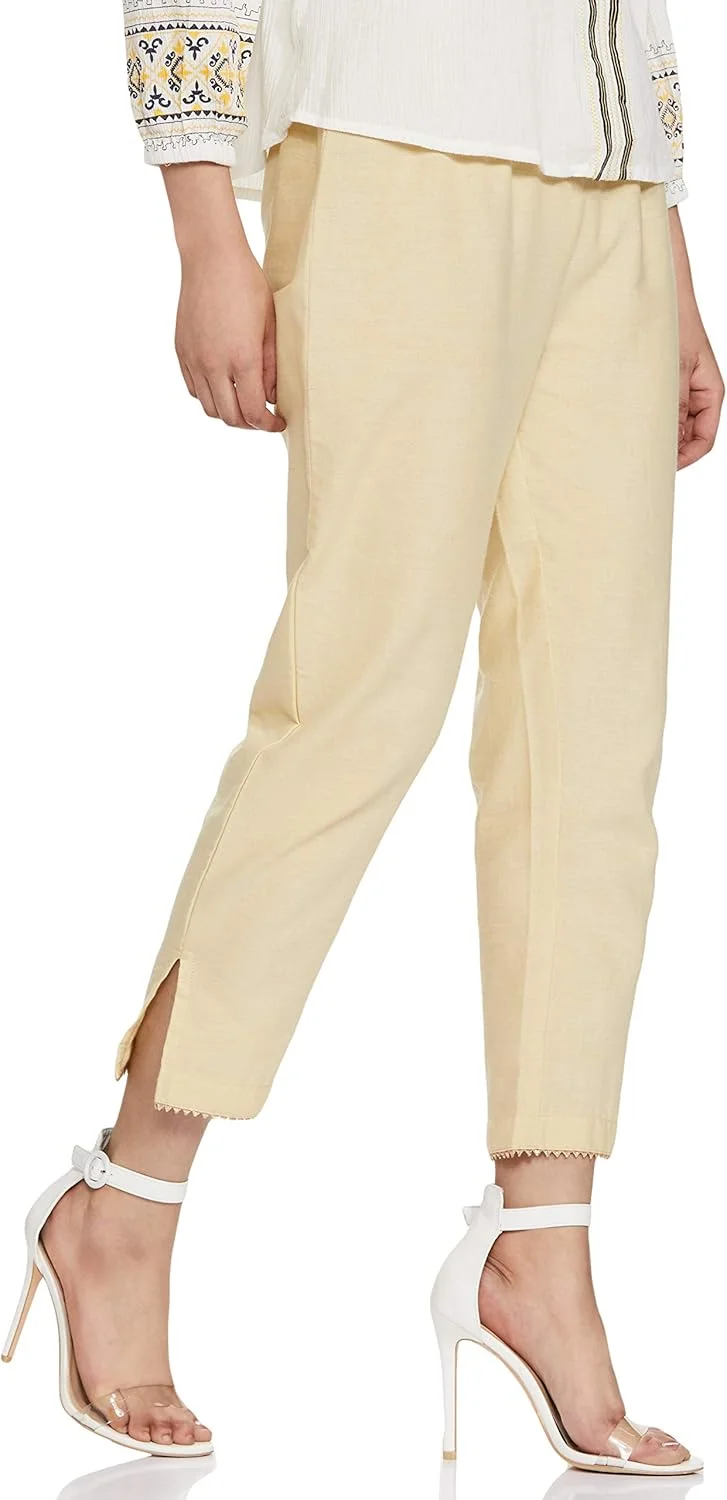 برند آمازون - شلوار کتان زنانه تاواسیا، مدل اسلیم و غیر رسمی برند آمازون - شلوار کتان زنانه تاواسیا، مدل اسلیم و غیر رسمی