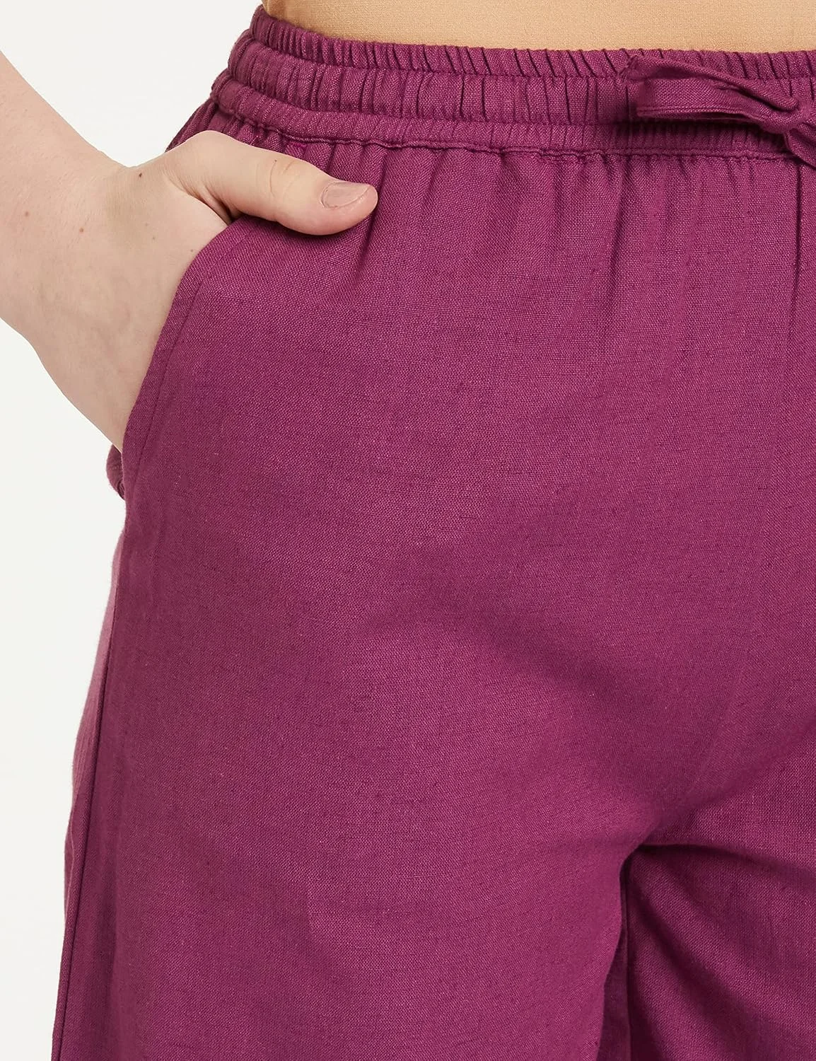 برند آمازون - شلوار پالازو نخی زنانه تاواسیا برند آمازون - شلوار پالازو نخی زنانه تاواسیا