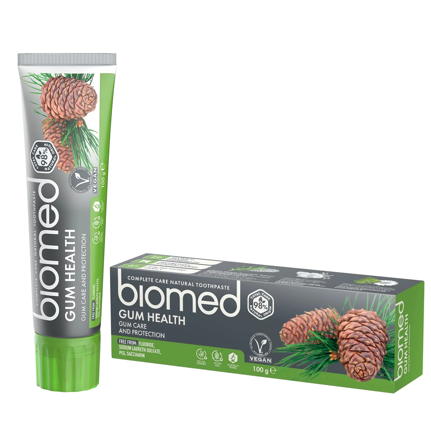 BIOMED GUM HEALTH | خمیر دندان طبیعی و گیاهی با اکالیپتوس، رزماری و سدر برای محافظت از لثه | 100 میلی لیتر