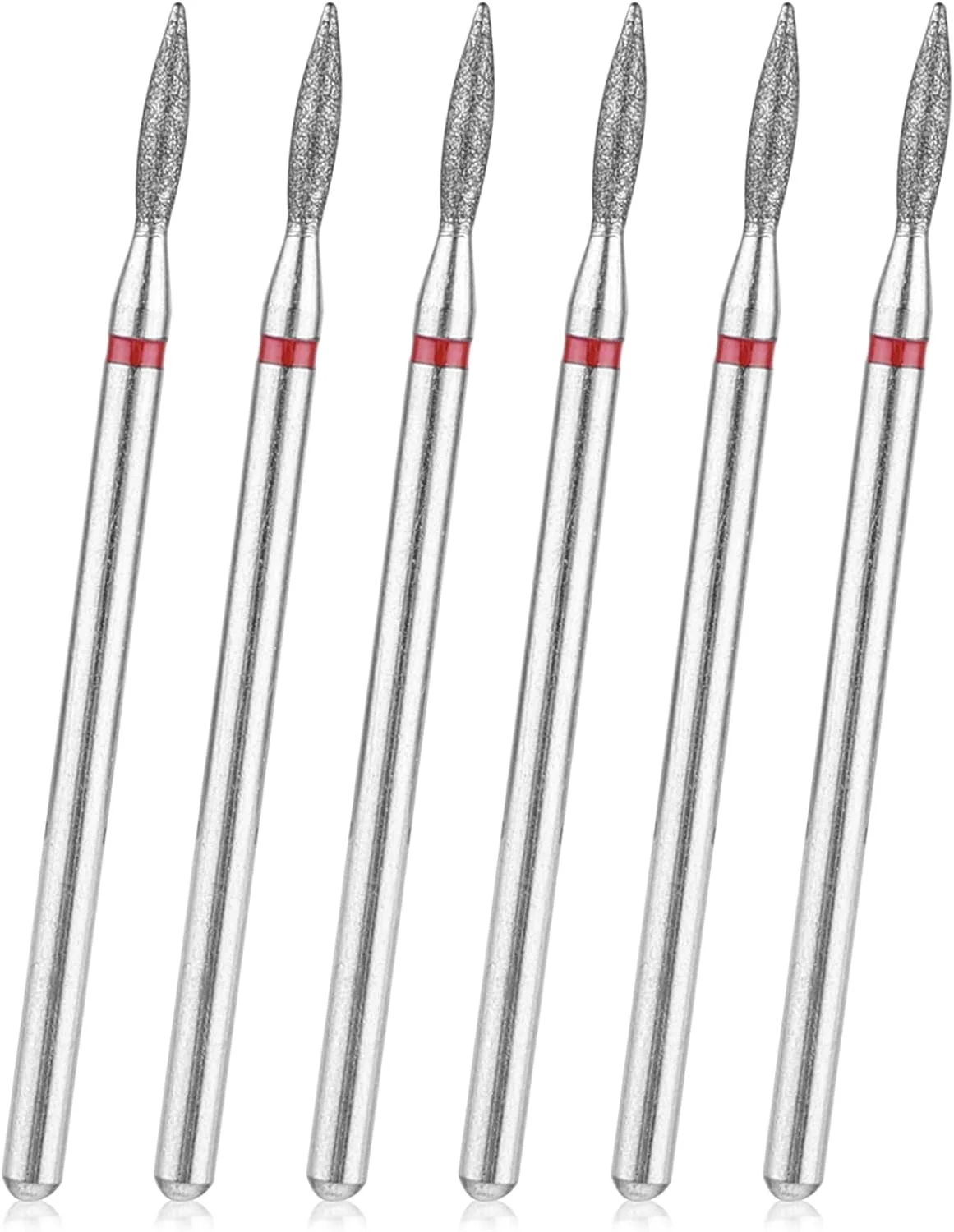 مجموعه 6 عددی سر سوهان مانیکور YUXIANLB، ست سر سوهان الماسه ناخن با جعبه، ابزار حرفه ای مانیکور 3/32 اینچ، سر سوهان کاربید شعله ای برای تمیز کردن کوتیکول ناخن مناسب برای استفاده در منزل و سالن مجموعه 6 عددی سر سوهان مانیکور YUXIANLB، ست سر سوهان الماسه ناخن با جعبه، ابزار حرفه ای مانیکور 3/32 اینچ، سر سوهان کاربید شعله ای برای تمیز کردن کوتیکول ناخن مناسب برای استفاده در منزل و سالن
