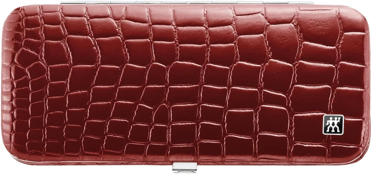 ست مانیکور ZWILLING، کیت پدیکور، استیل ضد زنگ، چرم گاوی، نسخه کروکودیل، 5 تکه، قرمز ست مانیکور ZWILLING، کیت پدیکور، استیل ضد زنگ، چرم گاوی، نسخه کروکودیل، 5 تکه، قرمز