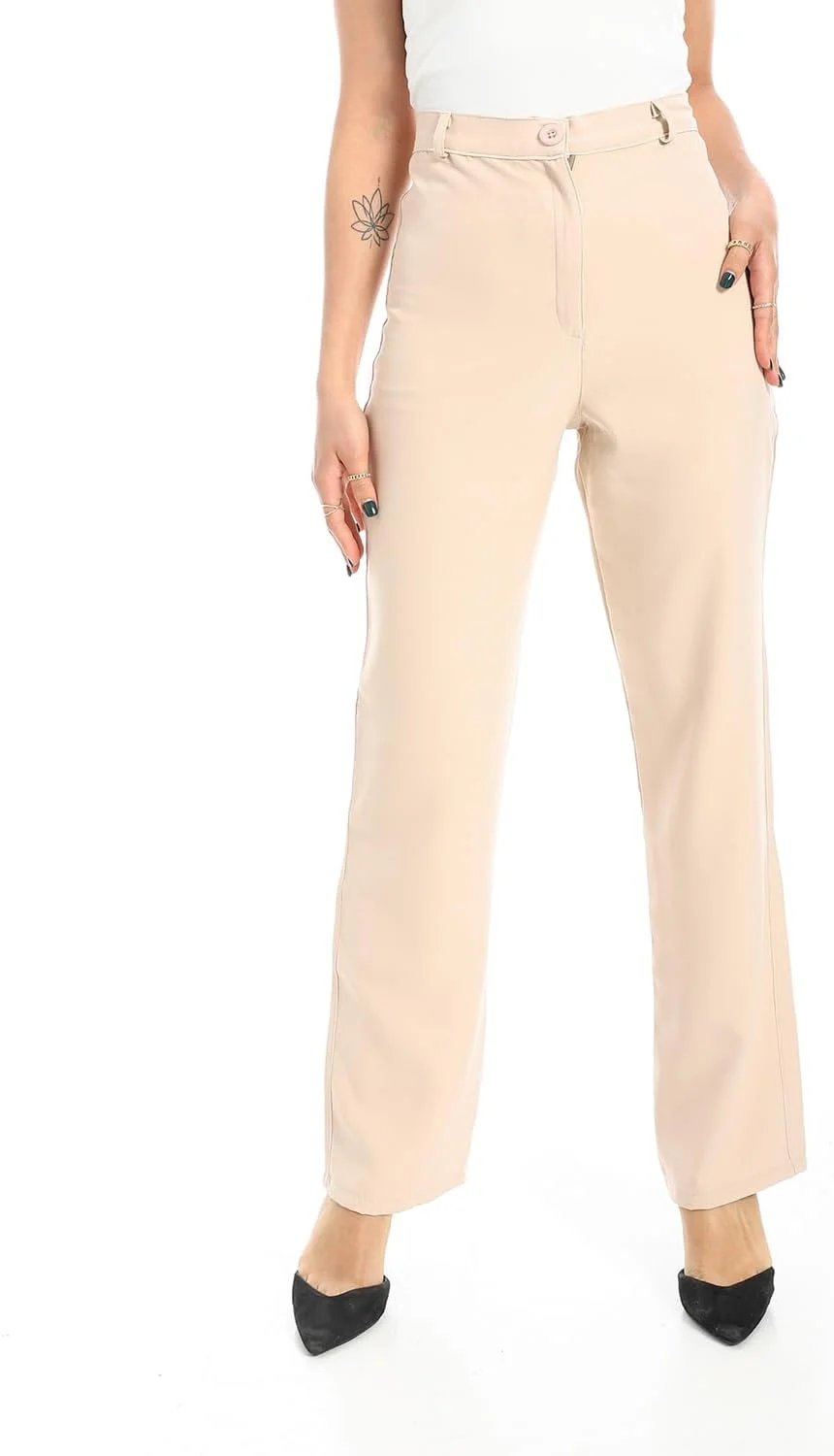 شلوار زنانه آندورا، مدل راسته و کمر بلند