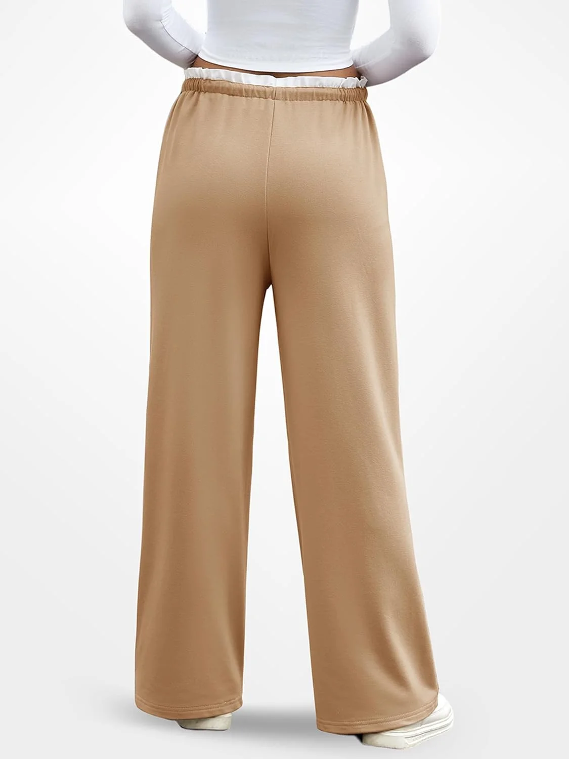 شلوار گرمکن پاچه گشاد زنانه Anbech، شلوار ورزشی بگ کمر پایین با بند، شلوار راحتی زنانه، شلوار جاگر با جیب شلوار گرمکن پاچه گشاد زنانه Anbech، شلوار ورزشی بگ کمر پایین با بند، شلوار راحتی زنانه، شلوار جاگر با جیب