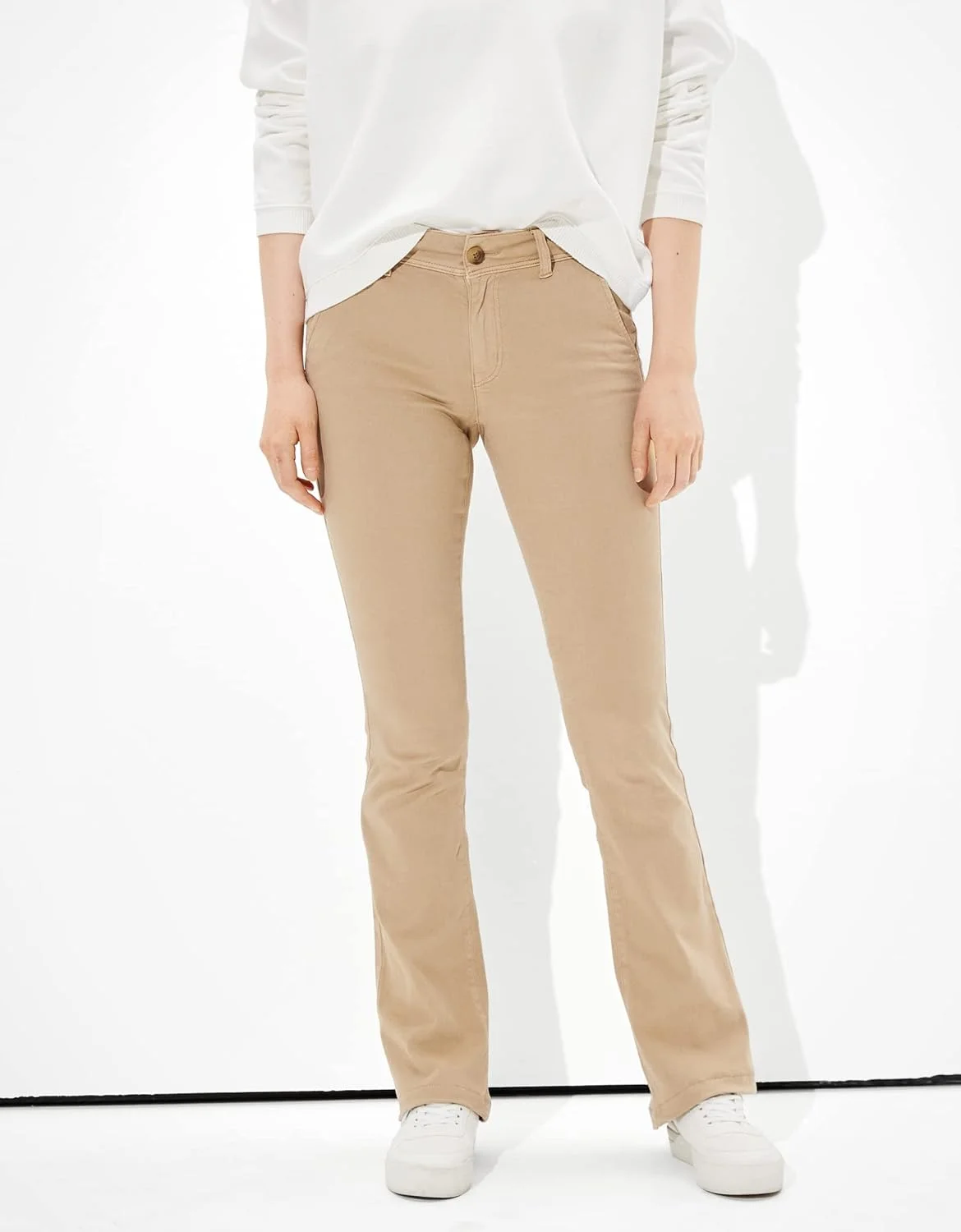 شلوار بوت کات زنانه امریکن ایگل مدل Stretch Kick شلوار بوت کات زنانه امریکن ایگل مدل Stretch Kick