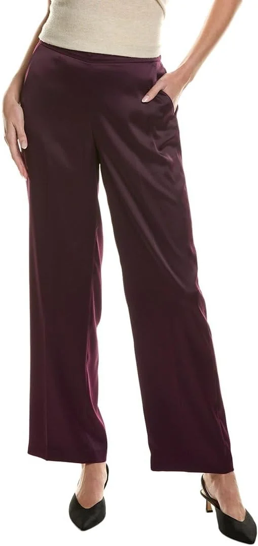 شلوار زنانه آنه کلاین مدل Pull on با جیب های مورب و پاچه گشاد