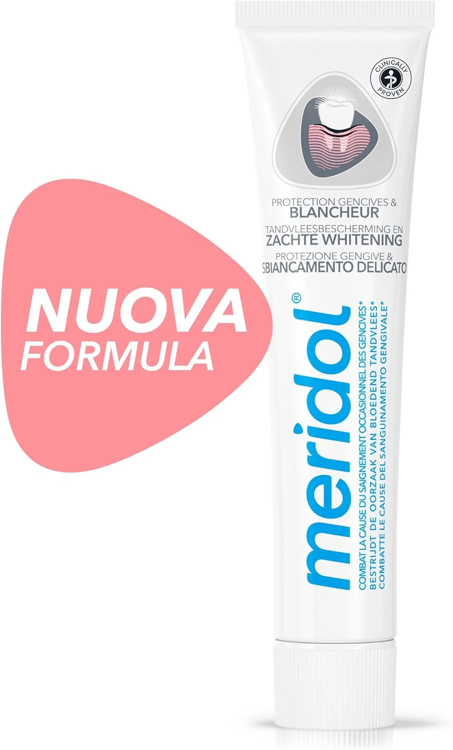 خمیر دندان مریدول محافظت از لثه و سفید کننده ملایم 75 میلی لیتر