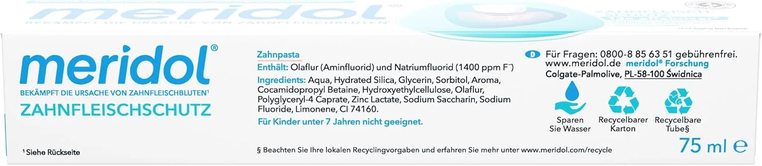 خمیر دندان مریدول 4 عدد 75 میلی لیتر - خمیر دندان مبارزه با بیماری لثه، اثر ضد باکتریایی