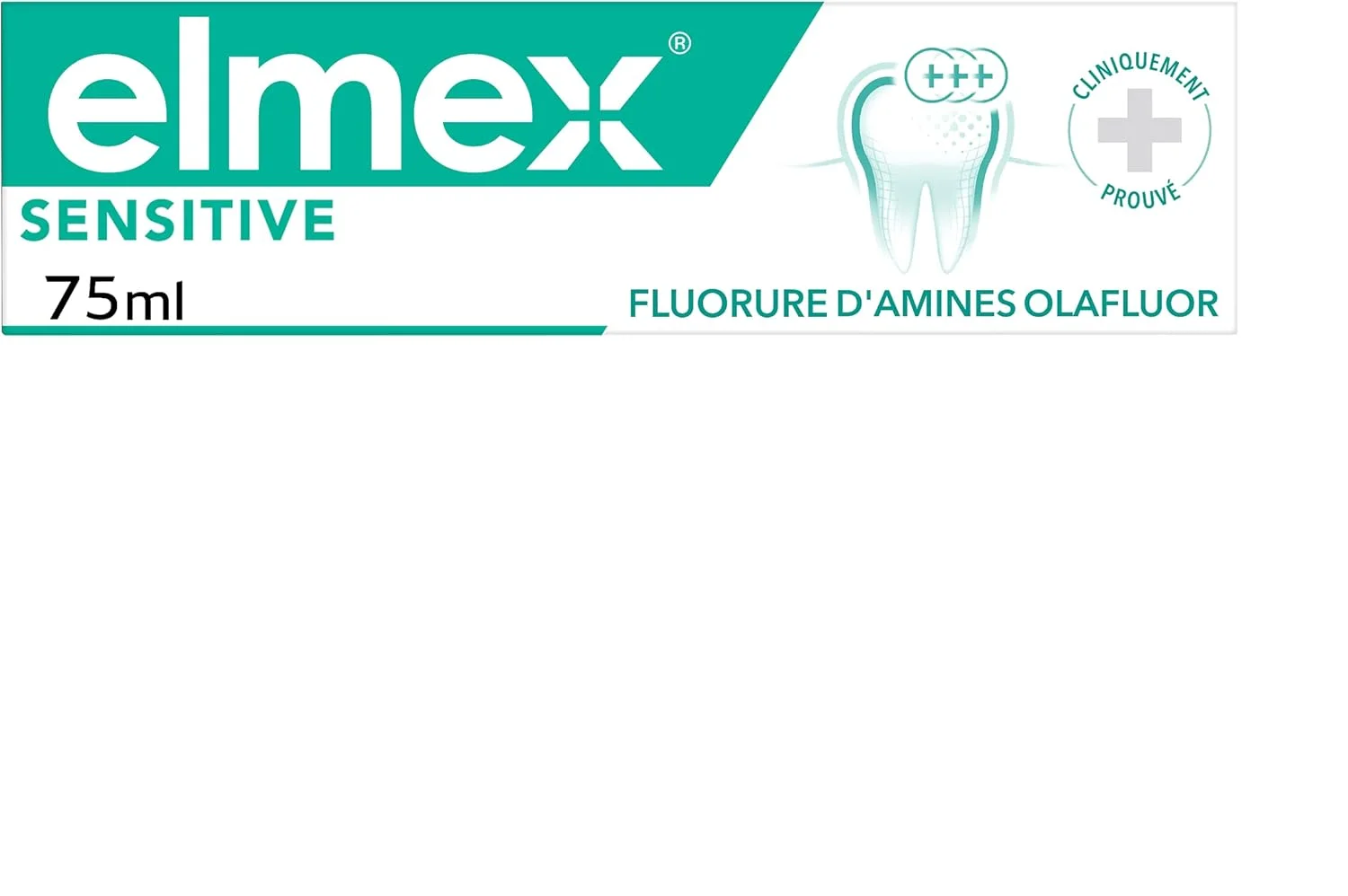 خمیر دندان سفید کننده دندان های حساس Elmex حجم 75 میلی لیتر خمیر دندان سفید کننده دندان های حساس Elmex حجم 75 میلی لیتر