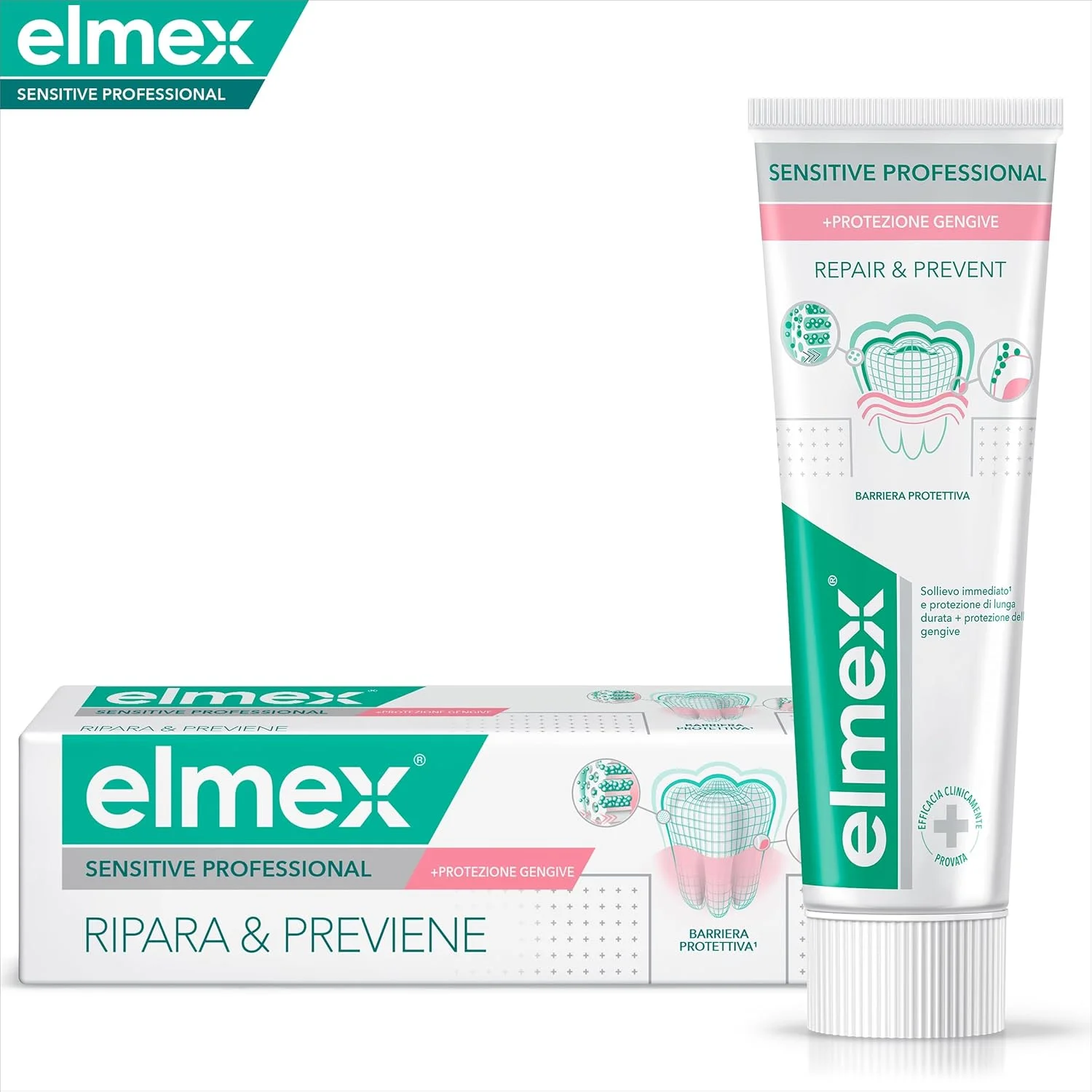 خمیر دندان المکس مدل Sensitive Professional Repair & Prevent حجم 75 میلی لیتر (2 عدد)