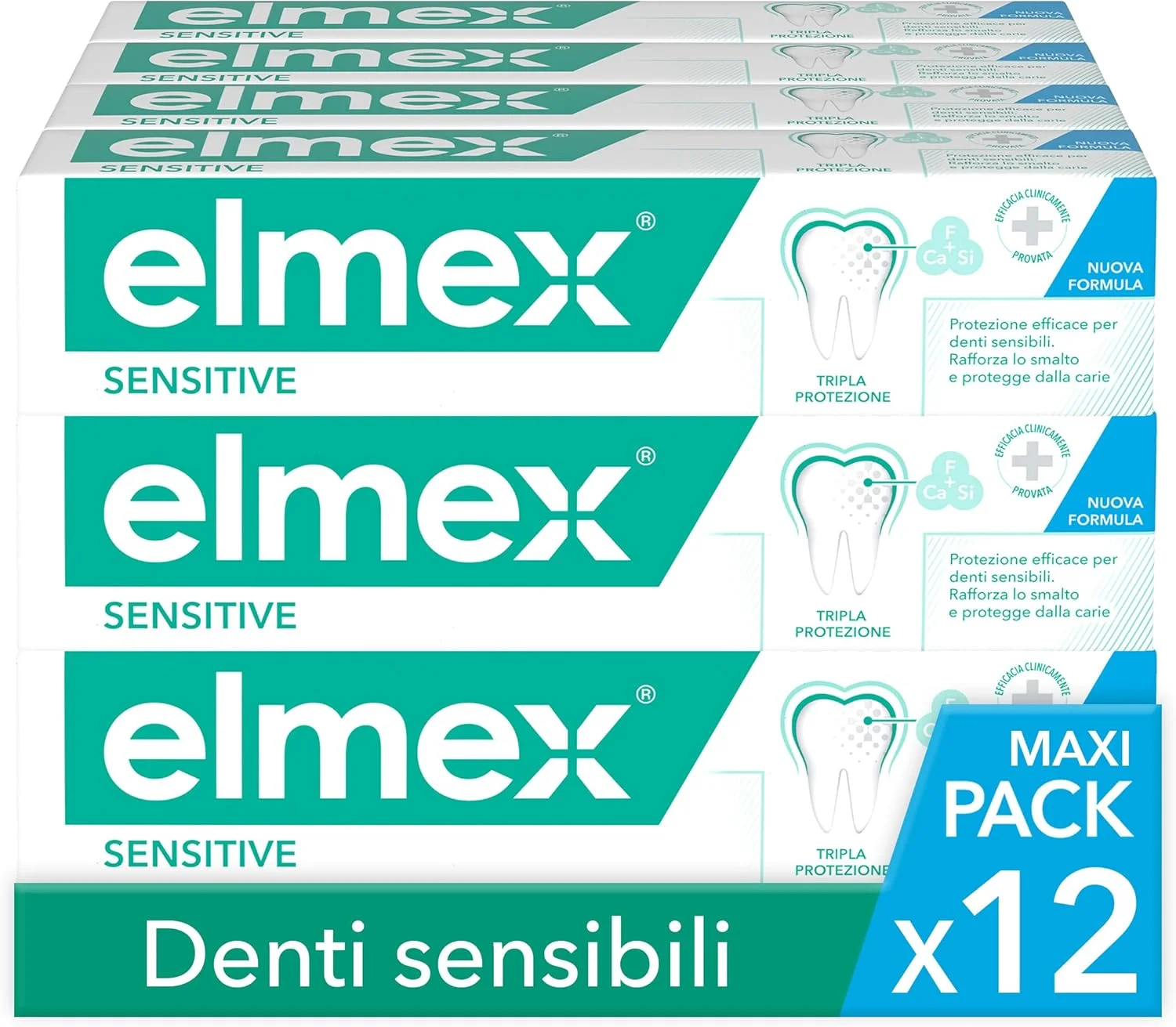 خمیر دندان المکس مخصوص دندان های حساس 12 عدد 75 میلی لیتر