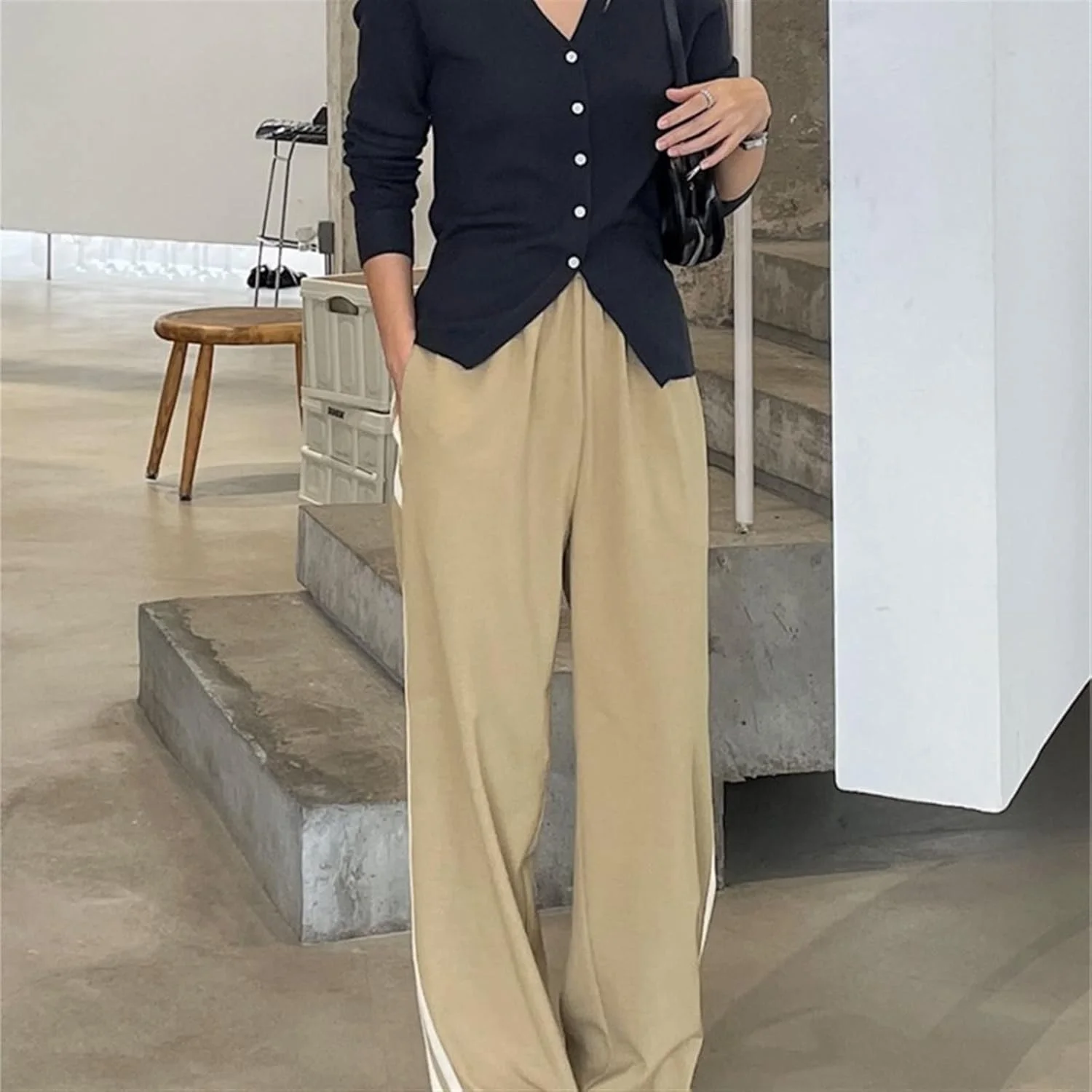 شلوار زنانه BEABAG، شلوار غیر رسمی زنانه، راه راه کناری، سبک گشاد، وینتیج، شلوار زنانه راست و ساده مناسب اوقات فراغت تابستانی (رنگ: Hortel، سایز: M) شلوار زنانه BEABAG، شلوار غیر رسمی زنانه، راه راه کناری، سبک گشاد، وینتیج، شلوار زنانه راست و ساده مناسب اوقات فراغت تابستانی (رنگ: Hortel، سایز: M)