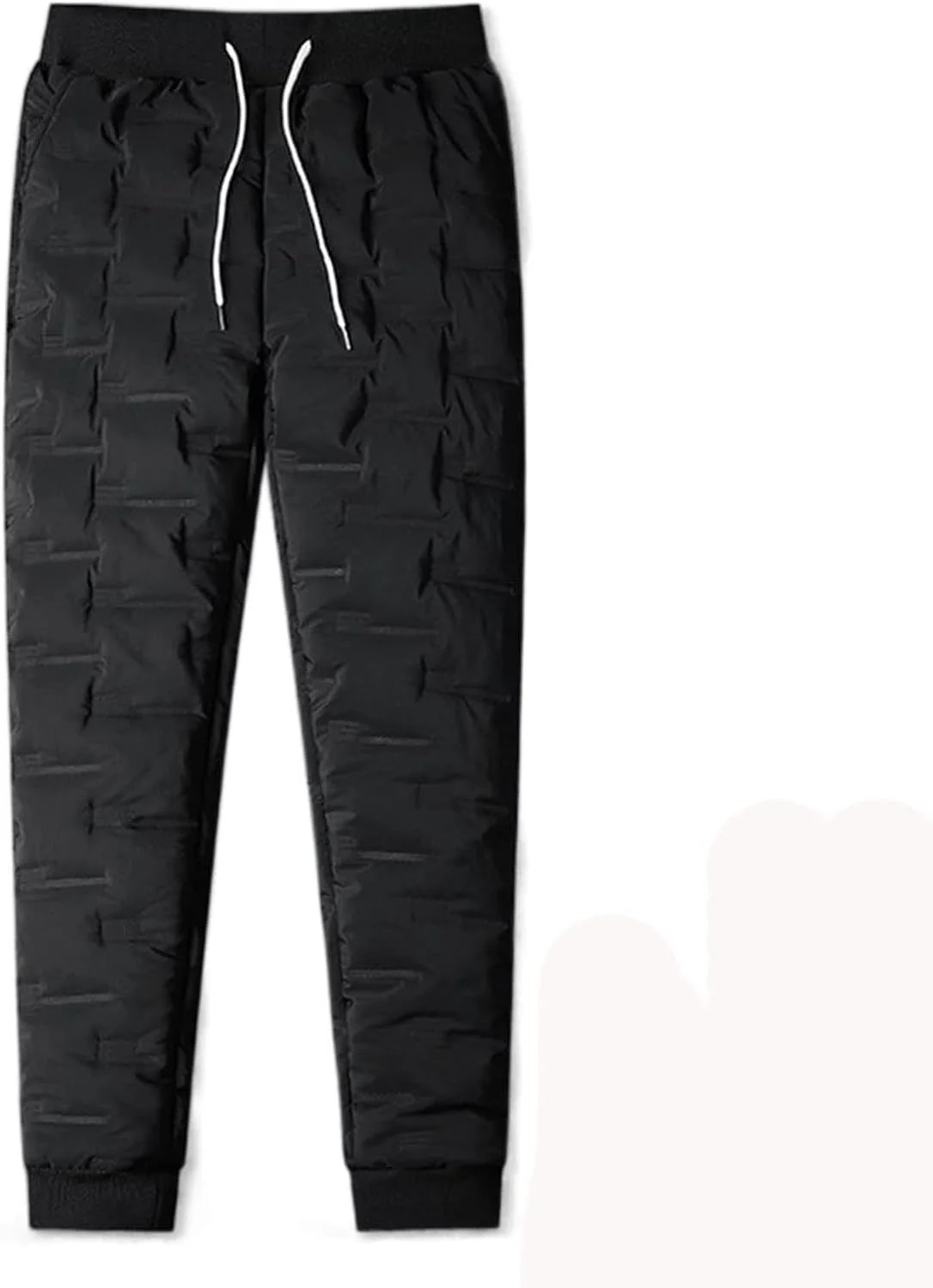 شلوار زنانه BEABAG، شلوار زمستانی زنانه، شلوار مردانه، کمر کشی، ضد سرما، فاق متوسط، آستر مخملی (رنگ: Hortel، سایز: M)