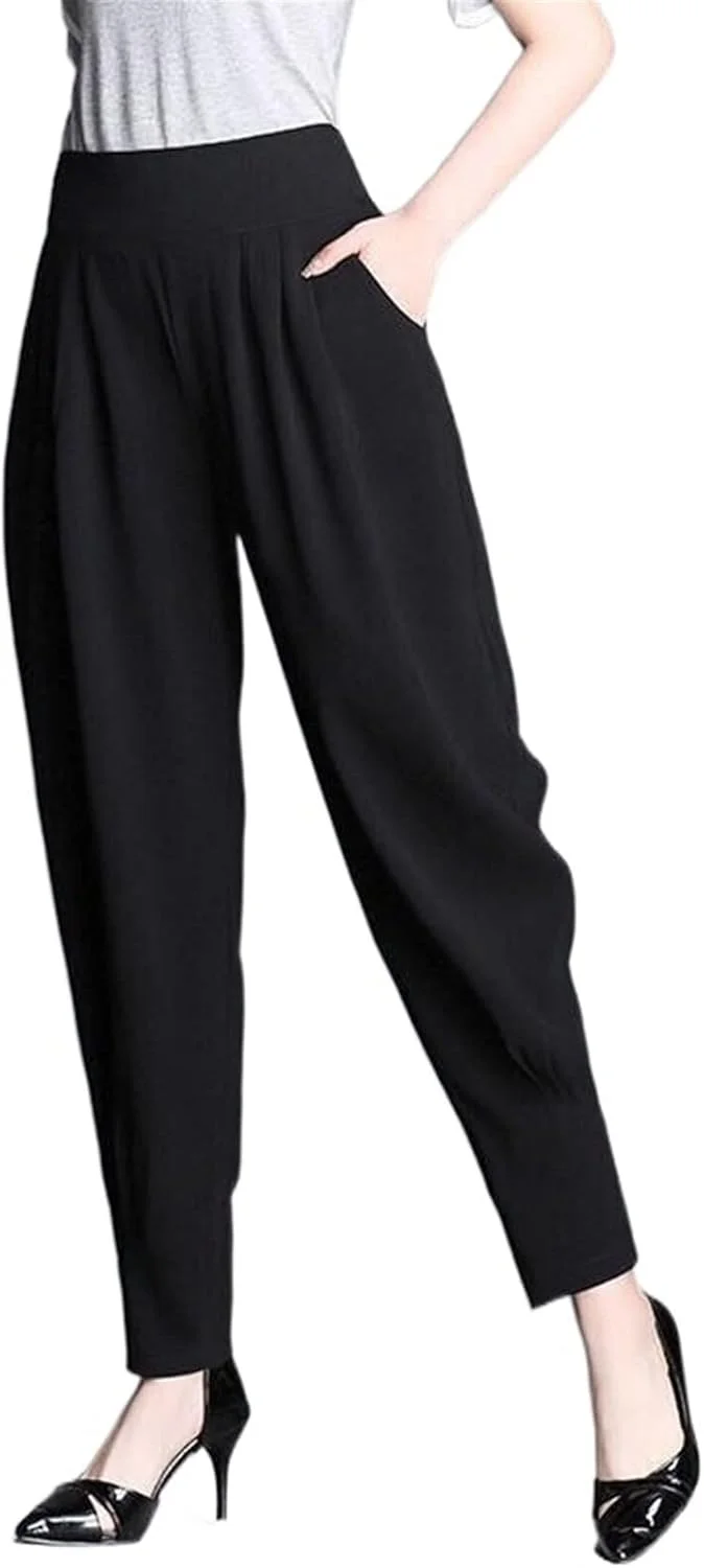 شلوار زنانه BEABAG، شلوار زنانه بهاره و پاییزی، شلوار گشاد زنانه غیر رسمی (رنگ: Hortel، سایز: M) شلوار زنانه BEABAG، شلوار زنانه بهاره و پاییزی، شلوار گشاد زنانه غیر رسمی (رنگ: Hortel، سایز: M)