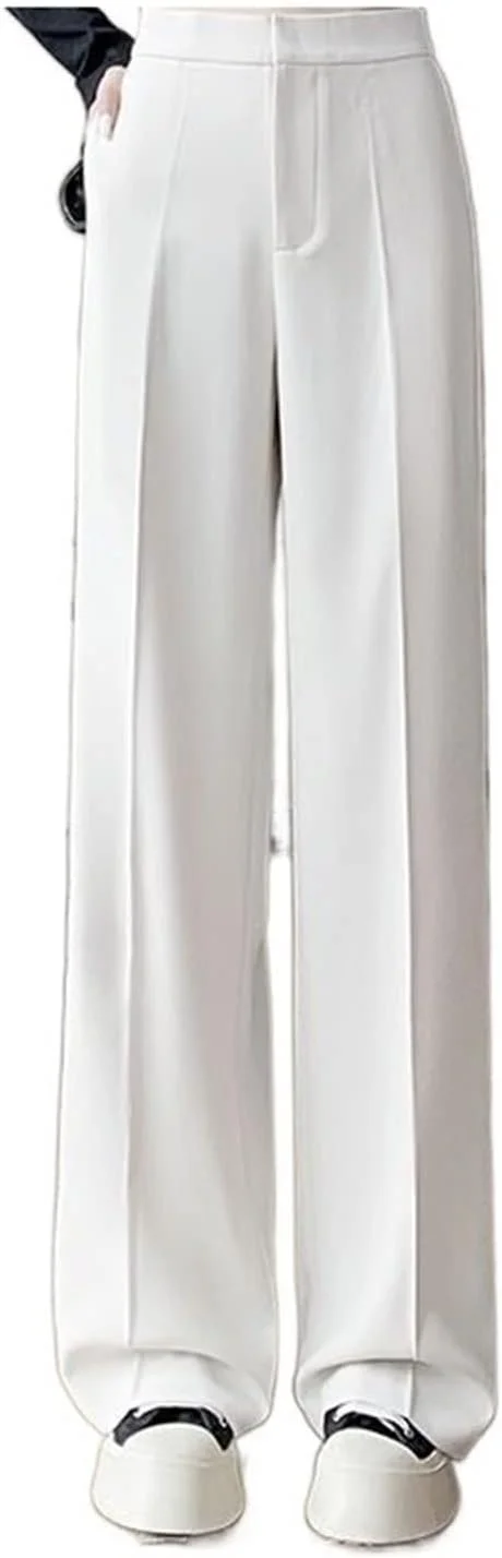 شلوار زنانه BEABAG، شلوار راسته زنانه، شلوار گشاد پاچه پهن، شلوار مناسب قد کامل، شلوار زنانه کمر بلند و باریک (رنگ: سفید، سایز: XXL) شلوار زنانه BEABAG، شلوار راسته زنانه، شلوار گشاد پاچه پهن، شلوار مناسب قد کامل، شلوار زنانه کمر بلند و باریک (رنگ: سفید، سایز: XXL)