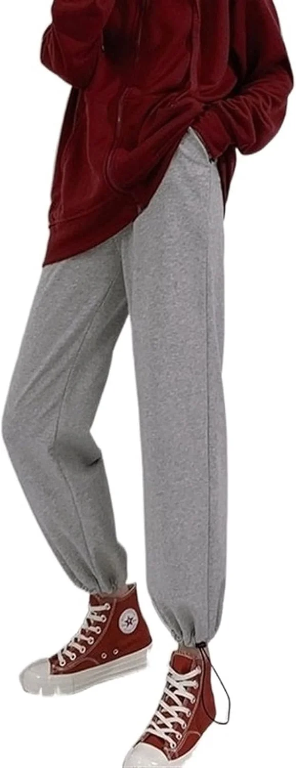 شلوار زنانه BEABAG، شلوار ساده زنانه با کمر بلند و قد مچی، شلوار جاگر، شلوار کژوال مناسب تمرین روزانه بانوان (رنگ: خاکستری، سایز: XXL) شلوار زنانه BEABAG، شلوار ساده زنانه با کمر بلند و قد مچی، شلوار جاگر، شلوار کژوال مناسب تمرین روزانه بانوان (رنگ: خاکستری، سایز: XXL)