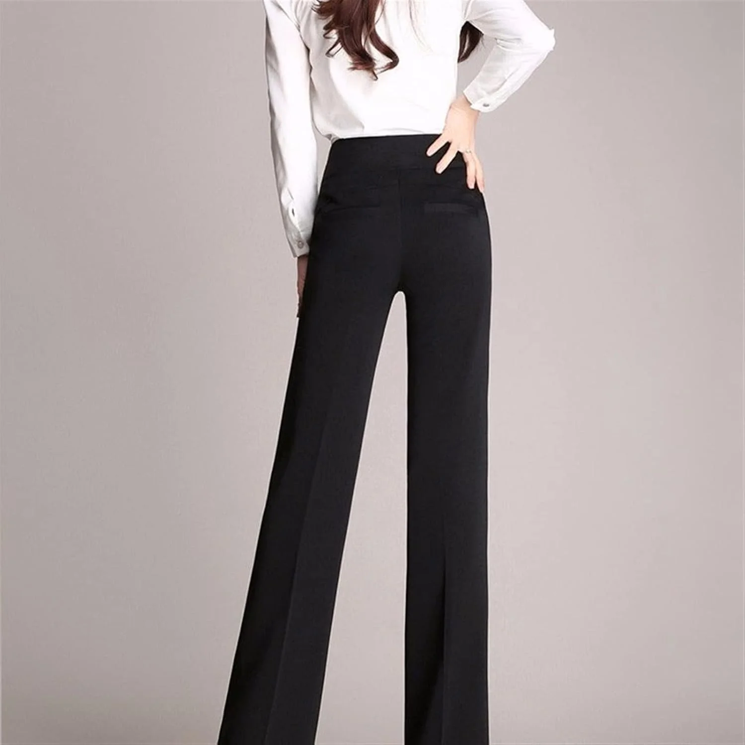 شلوار زنانه BEABAG، شلوار پاچه گشاد زنانه، شلوار کمر بلند زنانه، شلوار ساده راسته زنانه اداری، شلوار بزرگ و آزاد (سایز: XL) شلوار زنانه BEABAG، شلوار پاچه گشاد زنانه، شلوار کمر بلند زنانه، شلوار ساده راسته زنانه اداری، شلوار بزرگ و آزاد (سایز: XL)