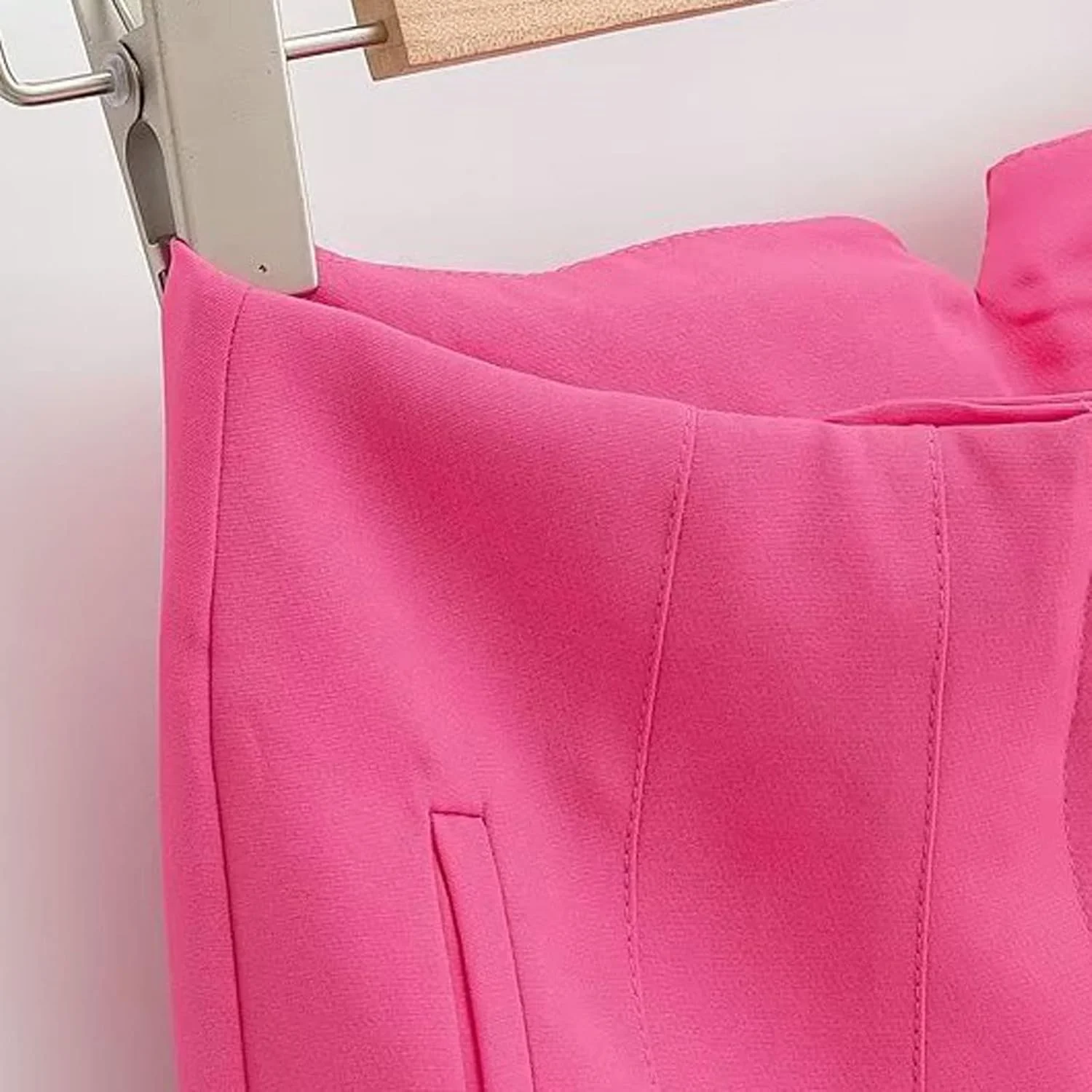 شلوار زنانه BEABAG، مناسب استایل اداری، رنگ میوه ای، شلوار راسته، شلوار گاه به گاه با کمر بلند، زیپ دار و قد تا مچ پا (سایز: L) شلوار زنانه BEABAG، مناسب استایل اداری، رنگ میوه ای، شلوار راسته، شلوار گاه به گاه با کمر بلند، زیپ دار و قد تا مچ پا (سایز: L)