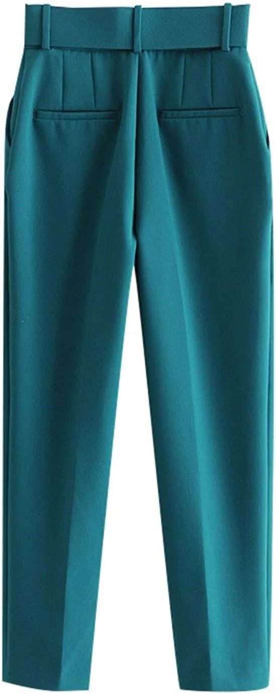 شلوار زنانه BEABAG، شلوار اداری زنانه با جیب های جانبی در کمر، شلوار مچی زنانه با زیپ و کمر بلند، شلوار ساق باریک رنگ ثابت غیر رسمی (سایز: S) شلوار زنانه BEABAG، شلوار اداری زنانه با جیب های جانبی در کمر، شلوار مچی زنانه با زیپ و کمر بلند، شلوار ساق باریک رنگ ثابت غیر رسمی (سایز: S)