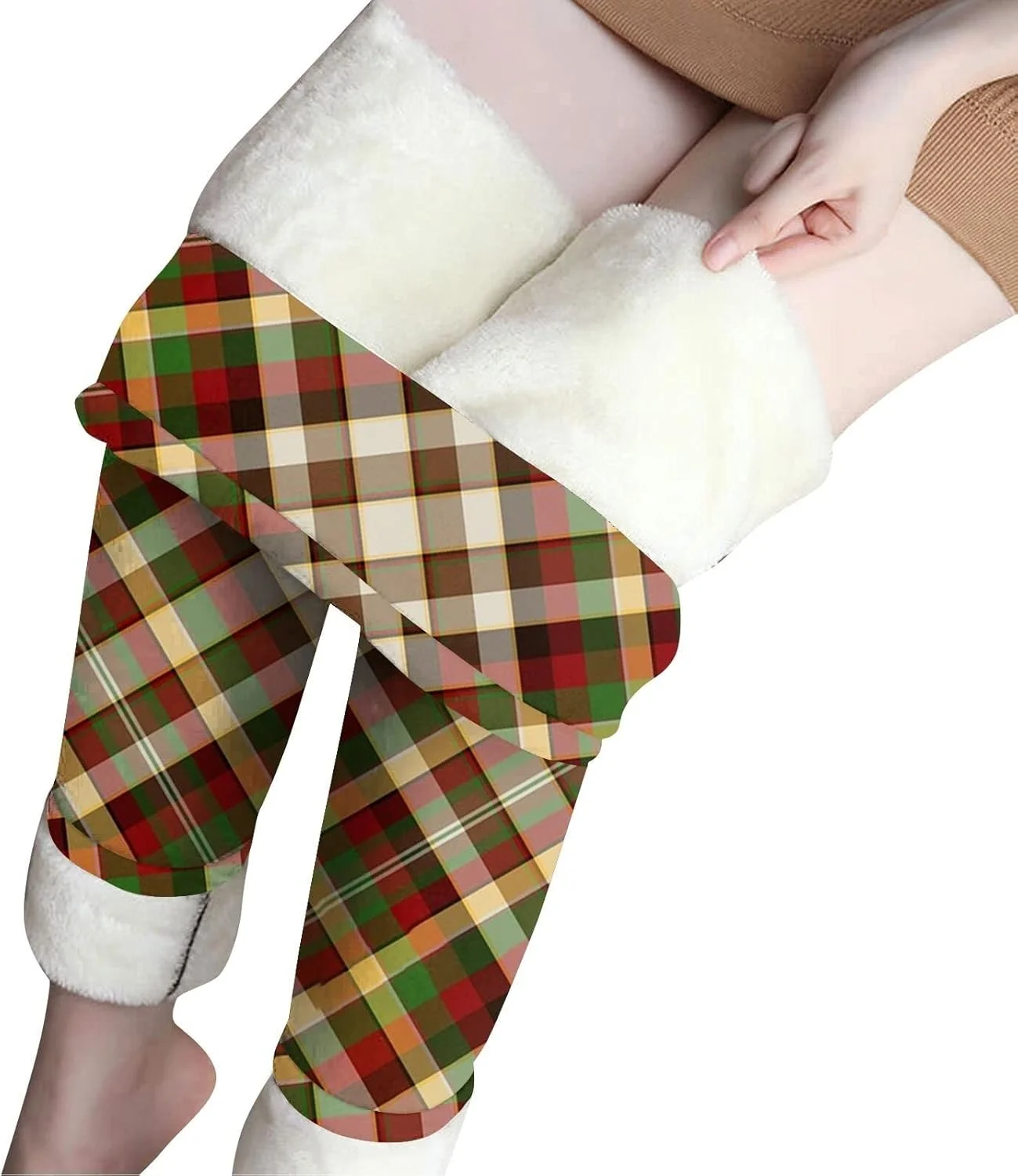 شلوار زنانه BEABAG، ساق های طرح کریسمس گرم و ضخیم با کمر بلند زنانه، ساق های مخملی کشی زنانه، شلوار مخملی کتان غیر رسمی زنانه (رنگ: Hortel، سایز: M) شلوار زنانه BEABAG، ساق های طرح کریسمس گرم و ضخیم با کمر بلند زنانه، ساق های مخملی کشی زنانه، شلوار مخملی کتان غیر رسمی زنانه (رنگ: Hortel، سایز: M)