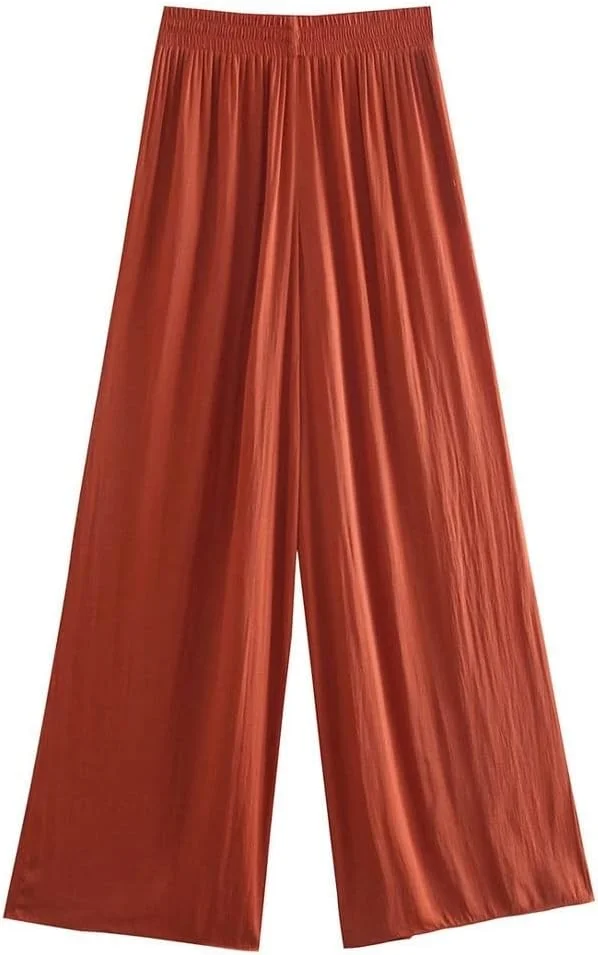 شلوار زنانه BEABAG، شلوار گشاد زنانه با کمر بلند، راحت و آزاد، شلوار گشاد و چند منظوره زنانه (سایز: M)