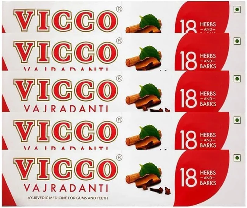 خمیر دندان گیاهی ویکو (بسته 5 عددی)